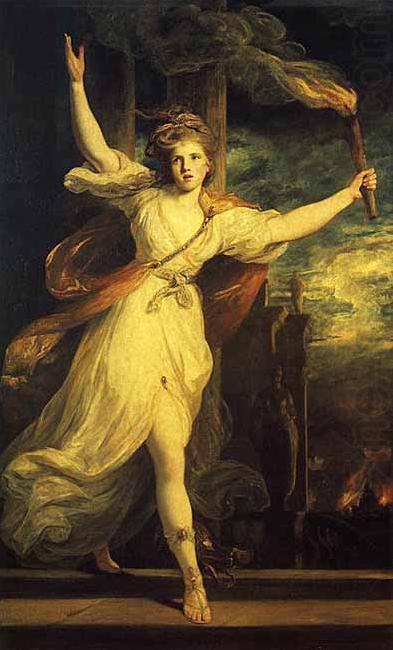Thais of Athens with tourch, Sir Joshua Reynolds